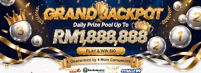 GEMPAK99 Grand Jackpot lucky draw Malaysia promo banner showing RM50 deposit ticket rules, RM1,800 prize pool, and how to join the draw on gempak99.my