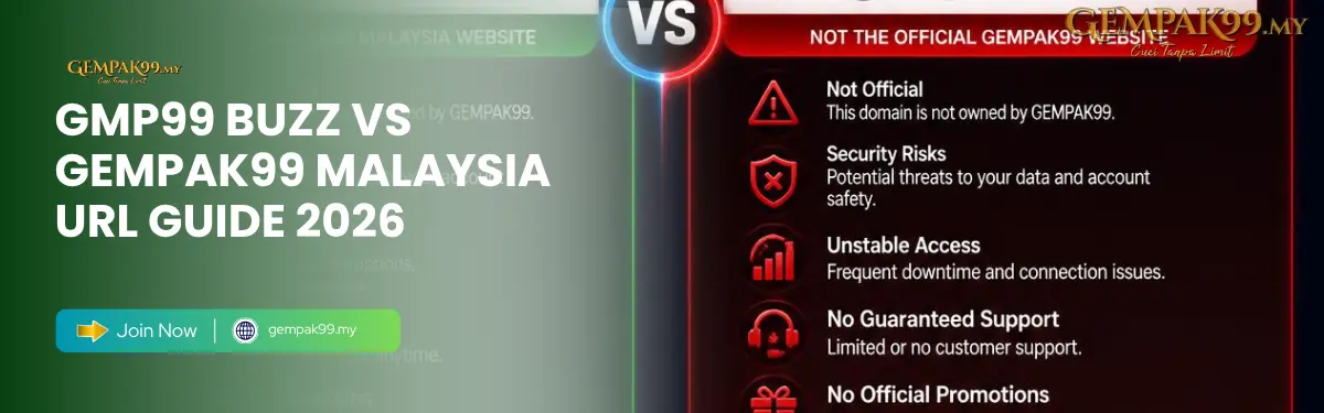GEMPAK99 Malaysia official URL guide comparing gempak99.my and gmp99.buzz portal for safe login